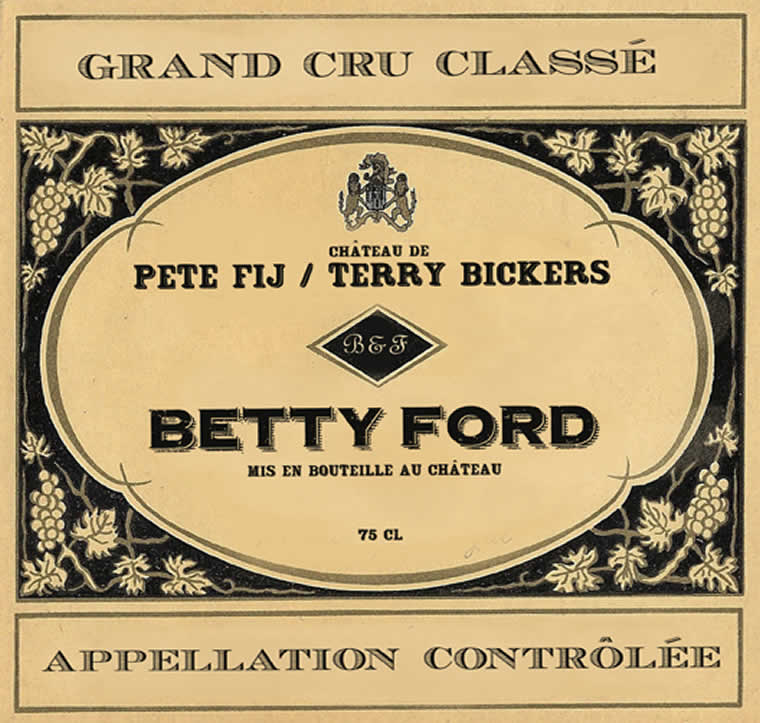 Pete Fij Terry Bickers Betty Ford
