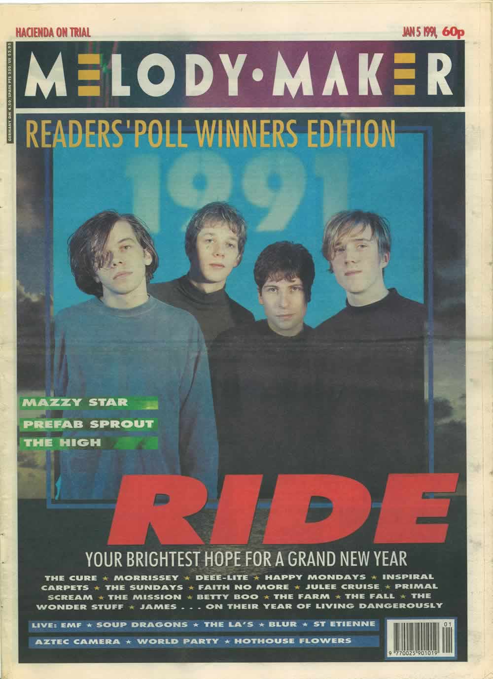 Ride - Melody Maker cover