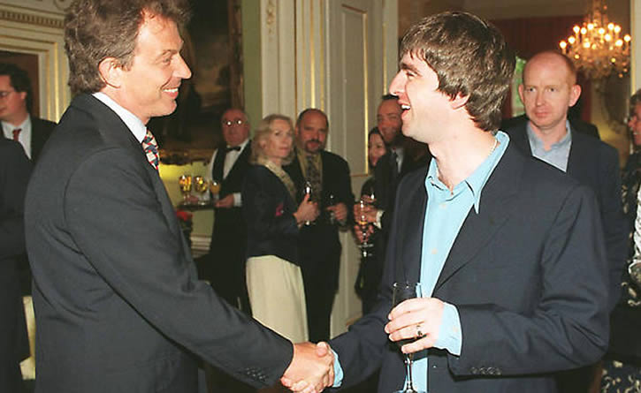 Noel and Alan at 10 Downing Street
